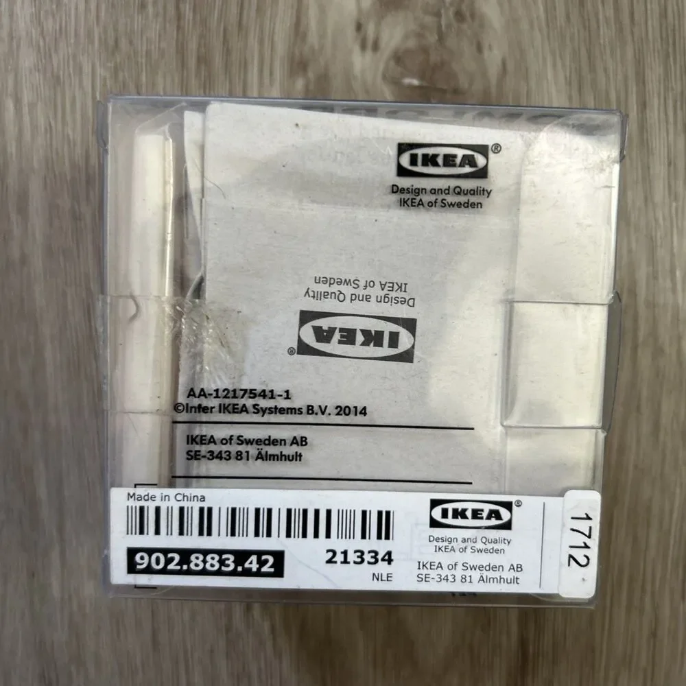 Ikea Omlopp LED Spotlight Under Cabinet Wired Lighting White 2 5/8 
